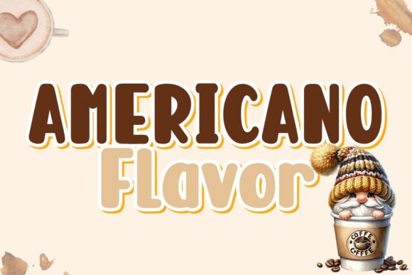 Americano Flavor: A Whimsical Script Font for Modern Branding