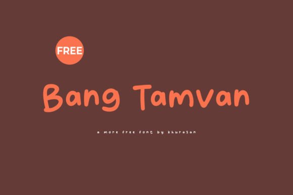 Bang Tamvan: A Handwritten Font for Modern Editorial Design