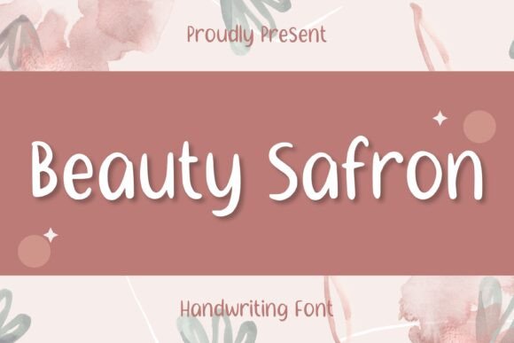 Beauty Safron: A Whimsical Font for Feminine Branding