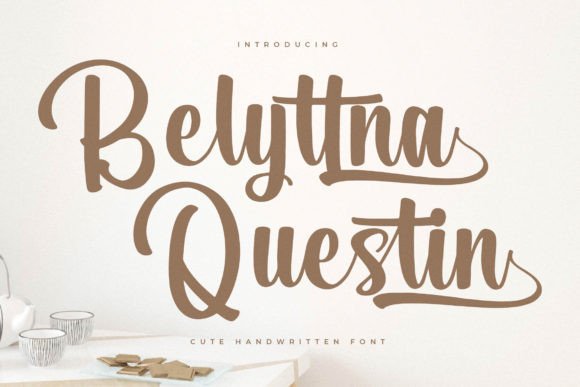 Belyttna Questin Font for Editorial Design