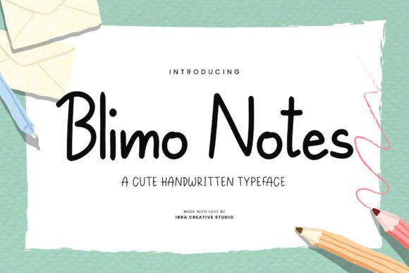 Blimo Notes: A Whimsical Typeface for Engaging Brand Content