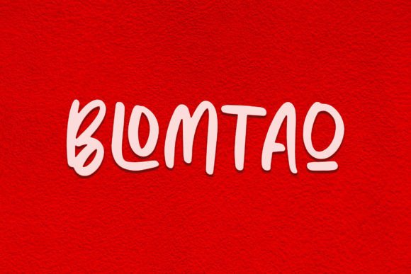 Blomtao Font: A Playful Touch for Web Design