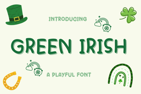 Bring Your Creations to Life with the Green Irish Font