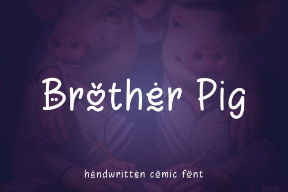 Brother Pig: A Playful Font for Editorial Design
