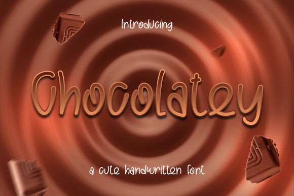 Chocolatey Font for Whimsical Branding and Digital Creativity