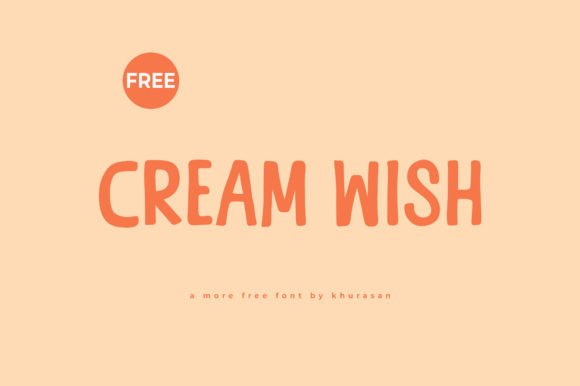 Cream Wish: A Modern Script Font for Handmade Creations