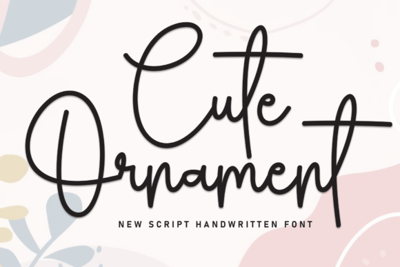 Cute Ornament Font for Web Design
