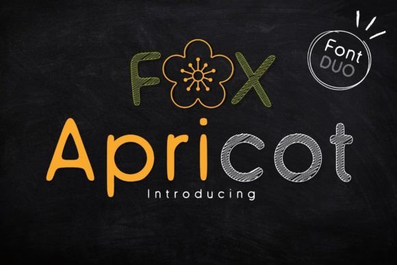 Fox Apricot Font for Editorial Design