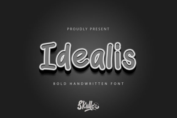 Idealis: A Whimsical Handwritten Font for Web Design
