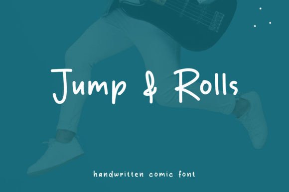 Jump Rolls Font for Editorial Design and Branding
