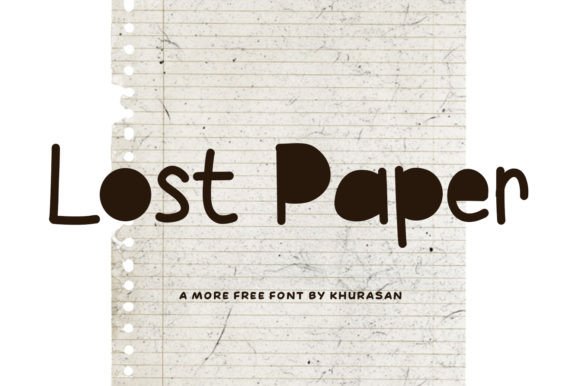 Lost Paper: A Modern Display Font for Web Design