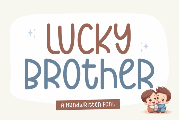 Lucky Brother: A Playful Handwritten Font for Branding