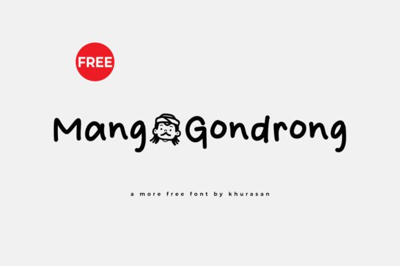 Mang Gondrong: A Cute Handwritten Font for Crafters