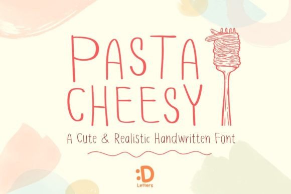 Pasta Cheesy Font for Web Design