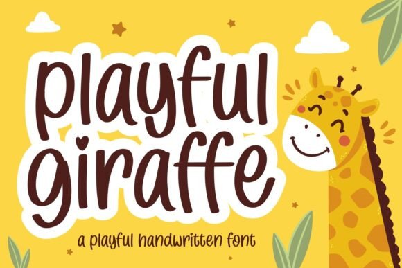 Playful Giraffe: A Handwritten Font for Joyful Typography