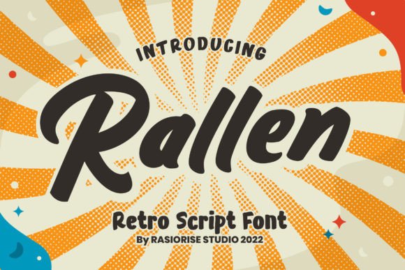Rallen: A Joyful Display Font for Creative Makers