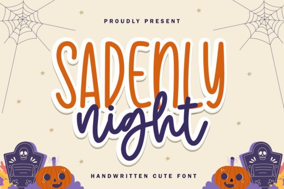 Sadenly Night: A Whimsical Font for Branding Magic