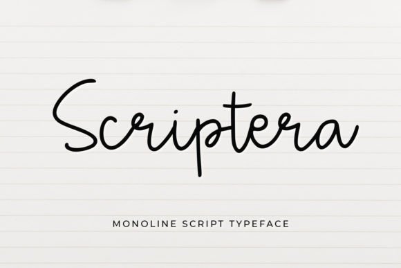Scriptera: A Friendly Handwritten Font for Creative Branding