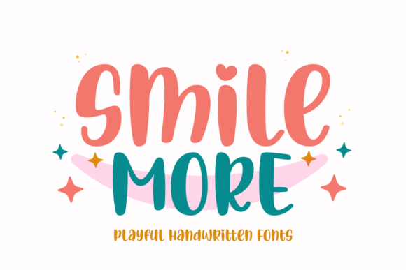 Smile More: A Playful Typeface for Web Design